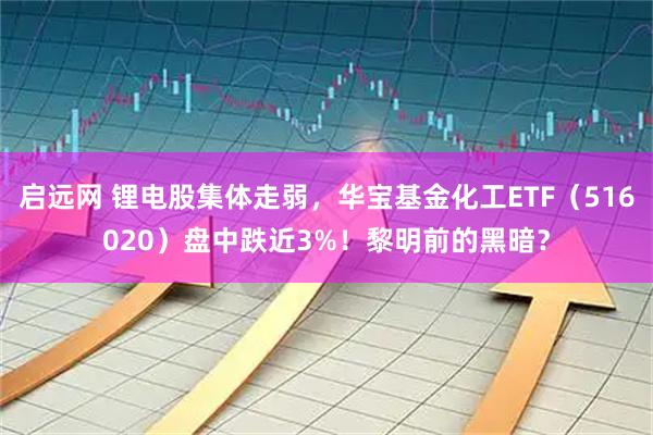 启远网 锂电股集体走弱,华宝基金化工ETF(516020)盘中跌近3%!黎明前的黑暗?